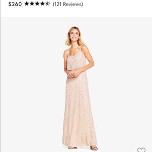 Size 2. Adrianna Papell maxi dress. Wedding, formal, bridesmaid, or prom